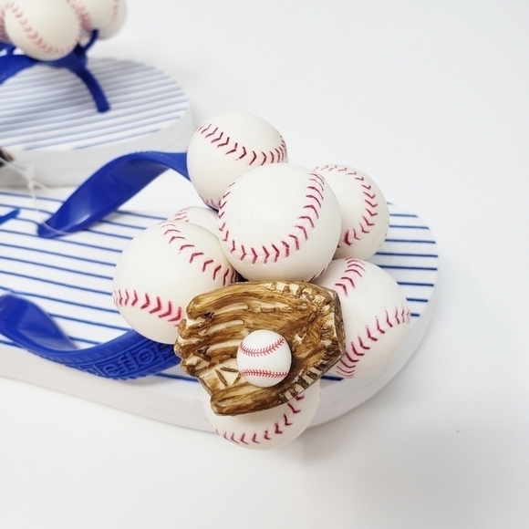 BUBBLEFLOP Baseball flip flop sandal NWT - Picture 3 of 7